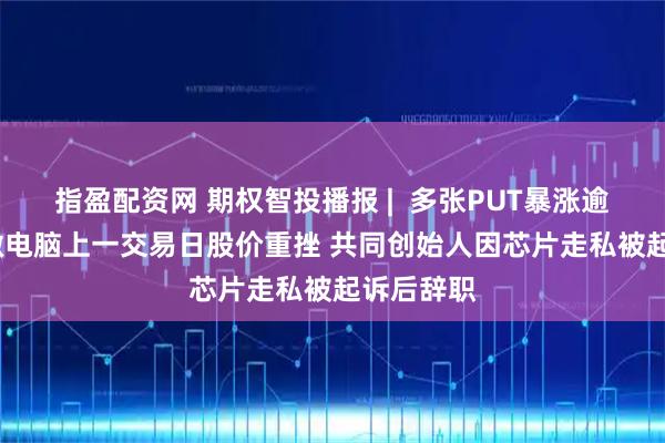 指盈配资网 期权智投播报 |  多张PUT暴涨逾50倍 超微电脑上一交易日股价重挫 共同创始人因芯片走私被起诉后辞职